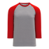 Athletic Knit 3/4 Sleeve Crew Neck Baseball Shirt (BA1846)
